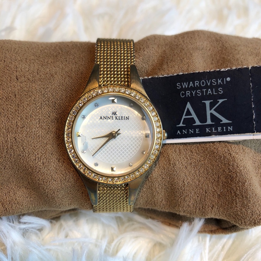 Women’s Anne Klein Golden Diamond Watch